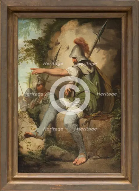 Bandit Taking up His Post, between 1773 and 1779. Creator: John Hamilton Mortimer.