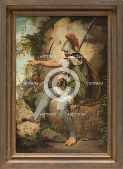Bandit Taking up His Post, between 1773 and 1779. Creator: John Hamilton Mortimer.