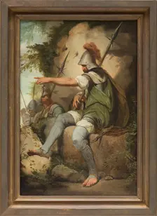 Bandit Taking up His Post, between 1773 and 1779. Creator: John Hamilton Mortimer