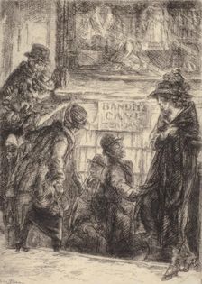 Bandits Cave, 1920. Creator: John Sloan