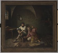 Bandits in Prison, 1877. Creator: Ignacy Jasinski