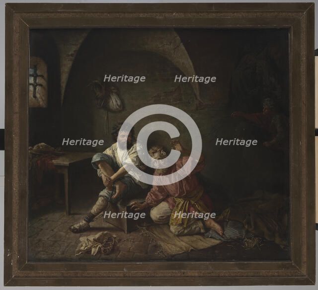 Bandits in Prison, 1877. Creator: Ignacy Jasinski.