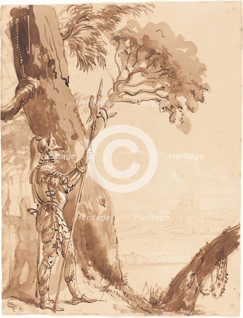 Bandits on the Lookout, 1839. Creator: George Hayter.
