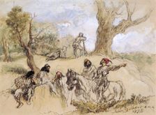 Banditti 1873. Artist: Sir John Gilbert