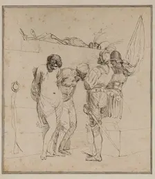 Banditti with Prisoners and Skeleton, c1772. Creator: John Hamilton Mortimer