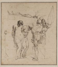 Banditti with Prisoners and Skeleton, c1772. Creator: John Hamilton Mortimer