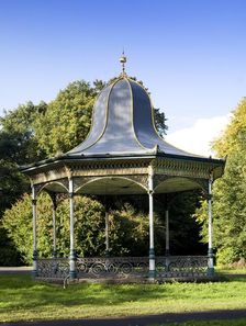 .Bandstand in Leazes Park or Exhibition Park, Newcastle upon Tyne, 2008. Artist: James O Davies