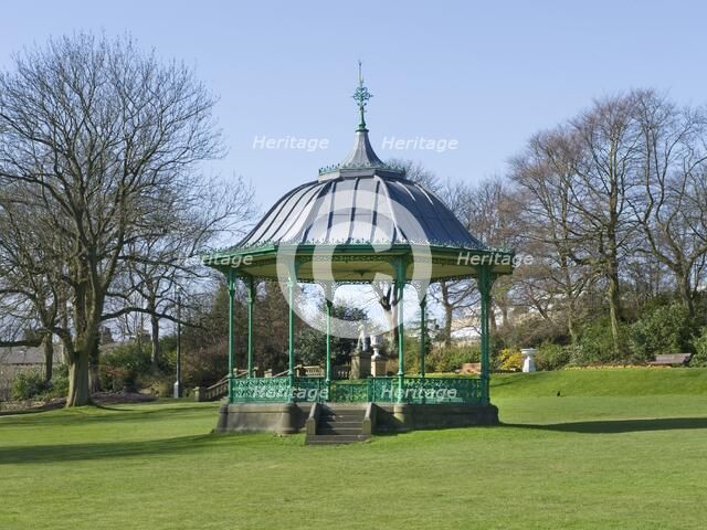 Bandstand in People's Park, Halifax, West Yorkshire, 2010. Artist: Peter Williams.