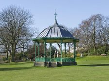 Bandstand in People's Park, Halifax, West Yorkshire, 2010. Artist: Peter Williams