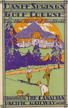 Banff Springs Golf Course, scorecard c1925