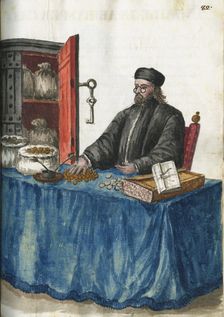 Banker. From Gli abiti de Veneziani, Second Half of the 18th cen.