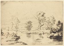 Banks of the Marne (Bord de la Marne). Creator: Alphonse Legros