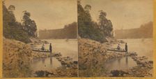 Banks of the Niagara - from Ferry - Canada side., about 1865. Creator: John P. Soule