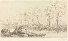 Banks of the Adour (Bord de l'Adour). Creator: Alphonse Legros