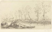 Banks of the Adour (Bord de l'Adour). Creator: Alphonse Legros