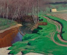 Banks of the Cagne, 1921. Creator: Vallotton, Felix Edouard (1865-1925)