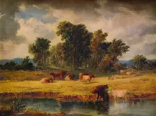 Banks of the Envy, near Rhuddlan 1852, (1938). Artist: Alfred Vickers