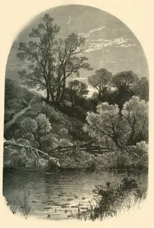Banks of the Housatonic, at Pittsfield 1874. Creator: Frederick William Quartley