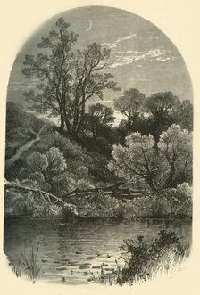 Banks of the Housatonic, at Pittsfield 1874. Creator: Frederick William Quartley