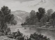 Banks of the Jordan River, 1840. Creator: Aubert