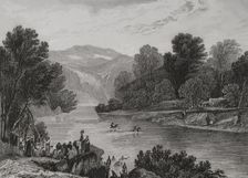 Banks of the Jordan River, 1840. Creator: Aubert