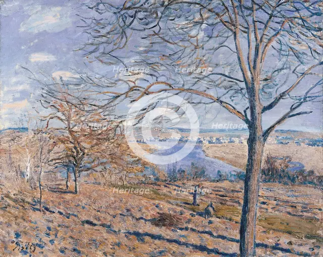 Banks of the Loing - Autumn Effect, 1881. Artist: Sisley, Alfred (1839-1899)