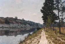 Banks of the Loing, ca. 1894-97. Creator: William Lamb Picknell