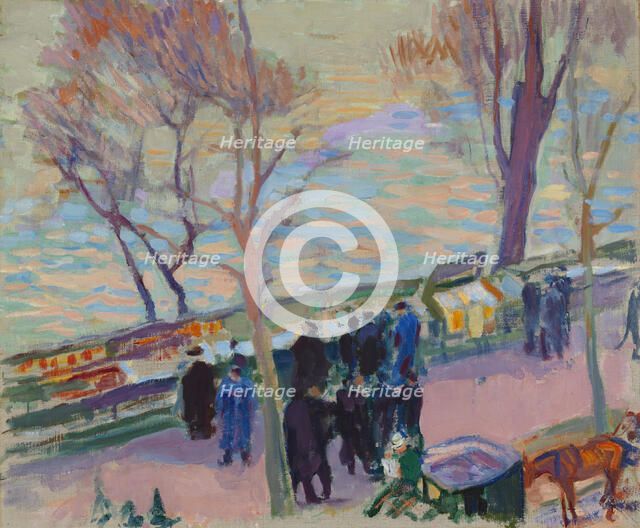 Banks of the Seine, 1912. Creator: Magnus Enckell.