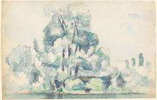 Banks of the Seine at Médan, 1880-1885. Creator: Paul Cezanne