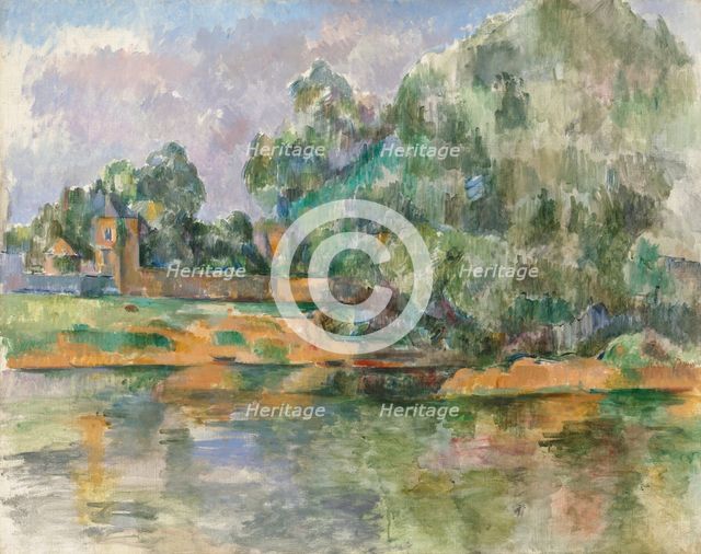 Banks of the Seine at Médan, c. 1885/1890. Creator: Paul Cezanne.