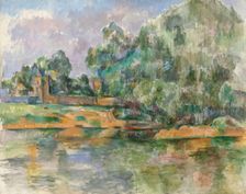 Banks of the Seine at Médan, c. 1885/1890. Creator: Paul Cezanne