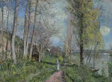 Banks Of The Seine At By, c1880-81. Creator: Alfred Sisley