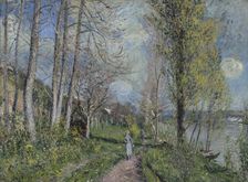 Banks Of The Seine At By, c1880-81. Creator: Alfred Sisley