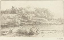 Banks of the Venelle (Bord de la Venelle). Creator: Alphonse Legros