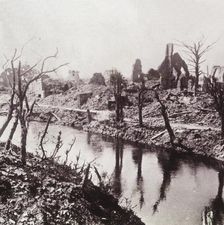 Banks of the Yser, Belgium, c1914-c1918