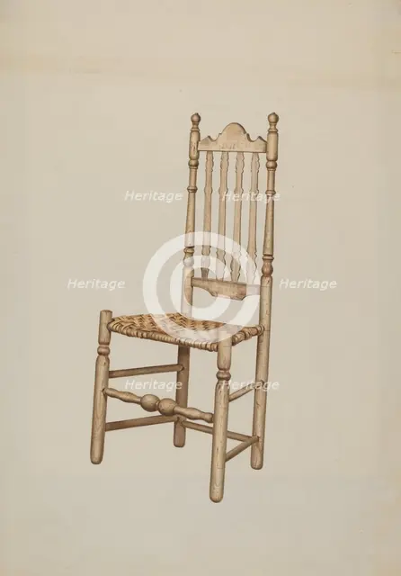 Banister Back Chair, 1935/1942. Creator: Henry Murphy.