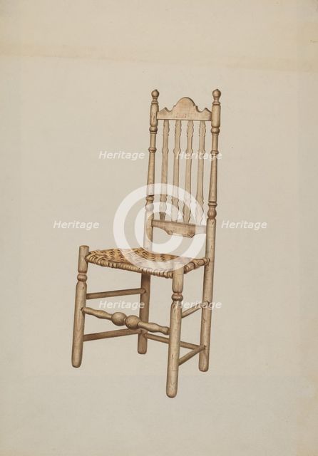 Banister Back Chair, 1935/1942. Creator: Henry Murphy.
