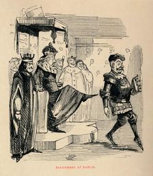 Banishment of Suffolk . Artist: John Leech