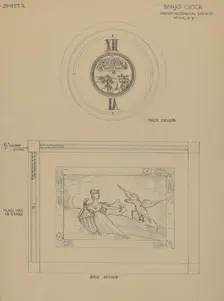 Banjo Clock, 1935/1942. Creator: Emilio Zito