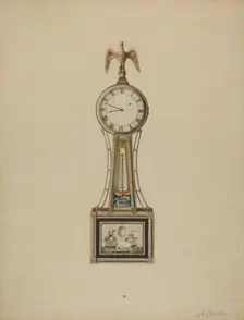 Banjo Clock, c. 1936. Creator: Nicholas Gorid
