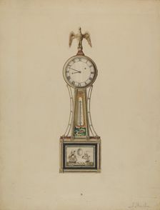 Banjo Clock, c. 1936. Creator: Nicholas Gorid