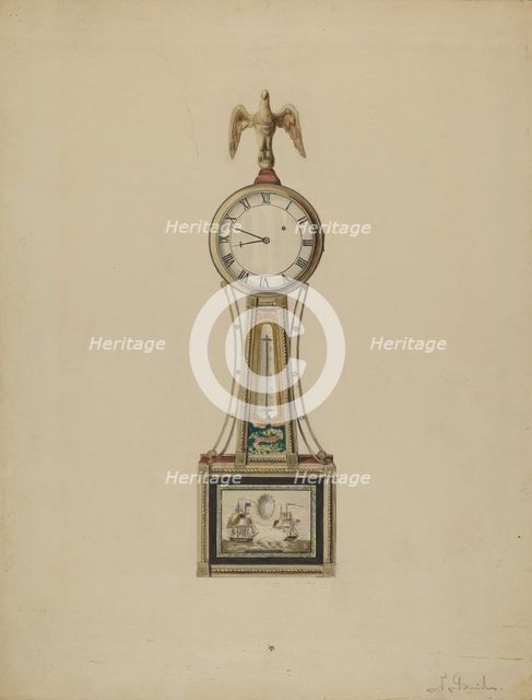 Banjo Clock, c. 1936. Creator: Nicholas Gorid.