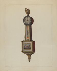 Banjo Clock, c. 1937. Creator: M. Rosenshield-von-Paulin