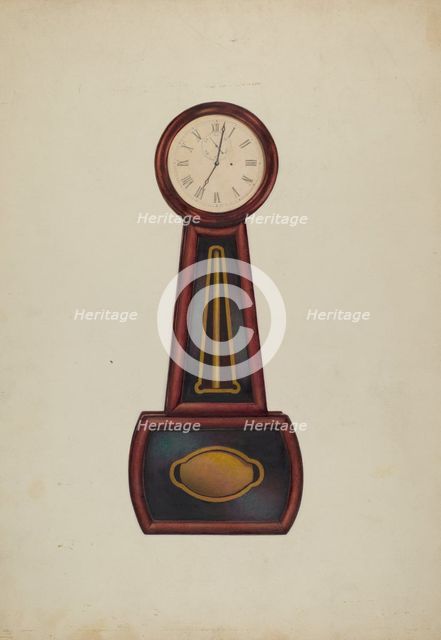 Banjo Clock, c. 1942. Creator: Ralph Morton.