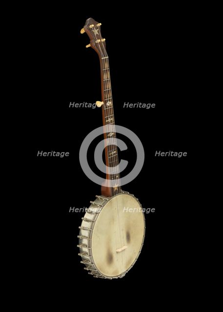 Banjo created for Charles P. Stinson, late19th centruy. Creator: John H. Buckbee.