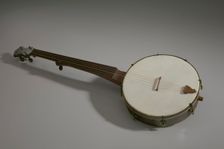 Banjo made in the style of William Esperance Boucher, Jr., ca. 1850s. Creator: Unknown