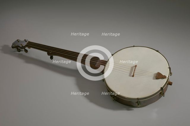 Banjo made in the style of William Esperance Boucher, Jr., ca. 1850s. Creator: Unknown.