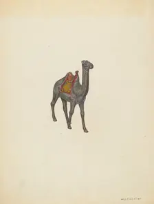 Bank Camel, c. 1940. Creator: William O. Fletcher