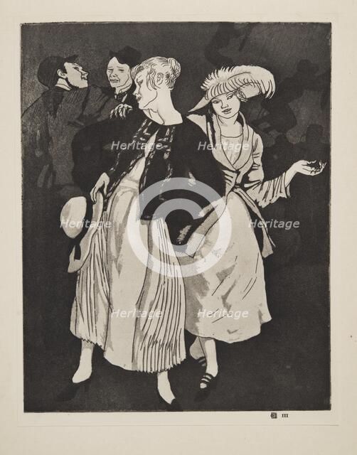 Bank Holiday, pub 1924. Creator: Laura Knight (1877 - 1970).