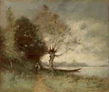 Bank of the Loire Near Chouze, 1893. Creator: Paul-Désiré Trouillebert